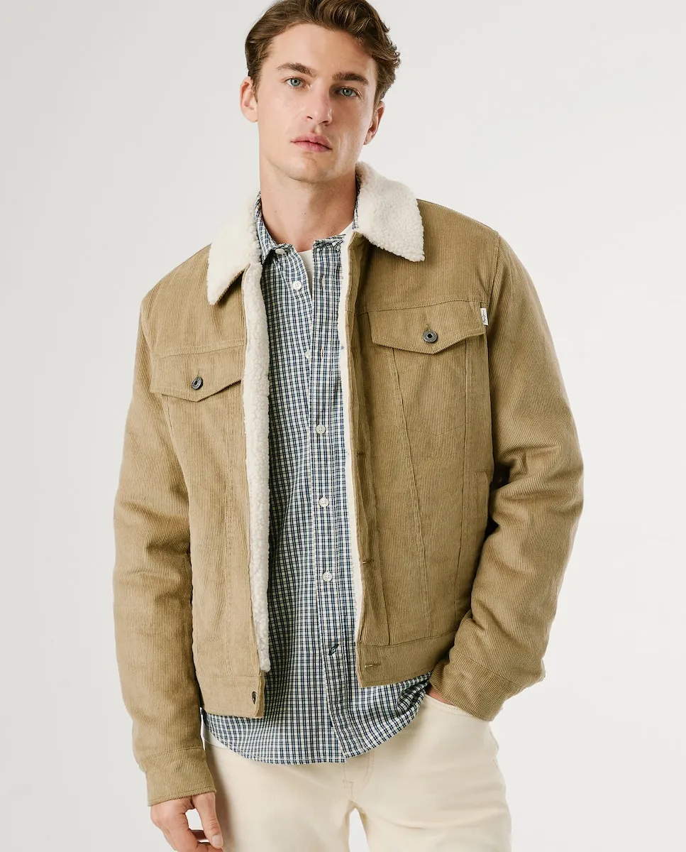 Женская куртка из вельвета с контрастным воротником Pepe Jeans, бежевый
Женская куртка из вельвета с контрастным воротником Pepe Jeans, бежевый