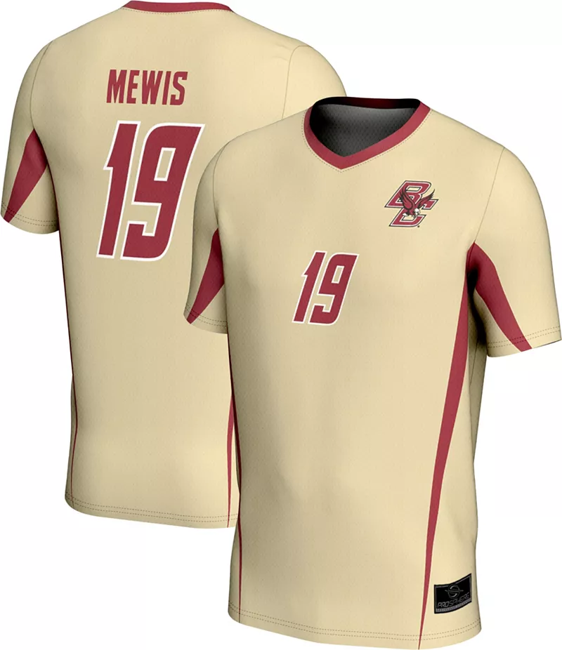 Молодёжная футбольная майка PrSphere Youth Boston College Eagles # 19 Сэма Мьюиса, полностью сублимированная реплика футбола с возвратом ProSphere
Молодёжная футбольная майка PrSphere Youth Boston College Eagles # 19 Сэма Мьюиса, полностью сублимированная реплика футбола с возвратом ProSphere