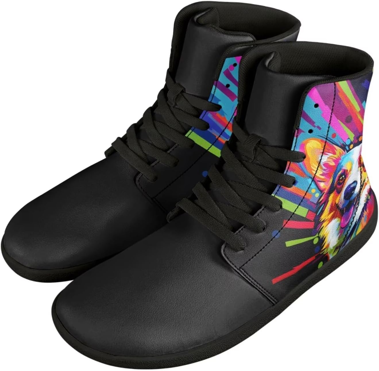 Мужские высокие кроссовки с минималистичным дизайном, обувь для ходьбы с нулевым падением, слипоны, кроссовки на шнуровке, обувь для бега по дороге, обувь с животными мотивами Chririnla, Colorful Dog
Мужские высокие кроссовки с минималистичным дизайном, обувь для ходьбы с нулевым падением, слипоны, кроссовки на шнуровке, обувь для бега по дороге, обувь с животными мотивами Chririnla, Colorful Dog