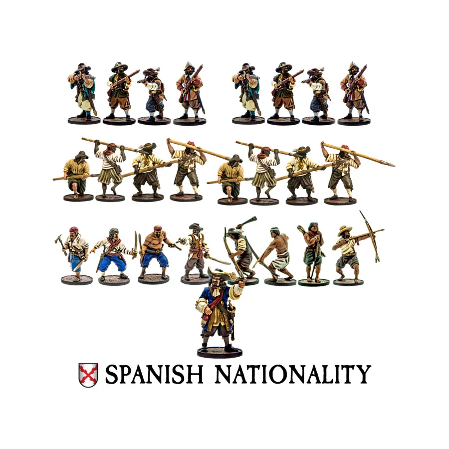 Стартовый набор «Испанское гражданство», Blood & Plunder - Spanish (28mm) 
Стартовый набор «Испанское гражданство», Blood & Plunder - Spanish (28mm)