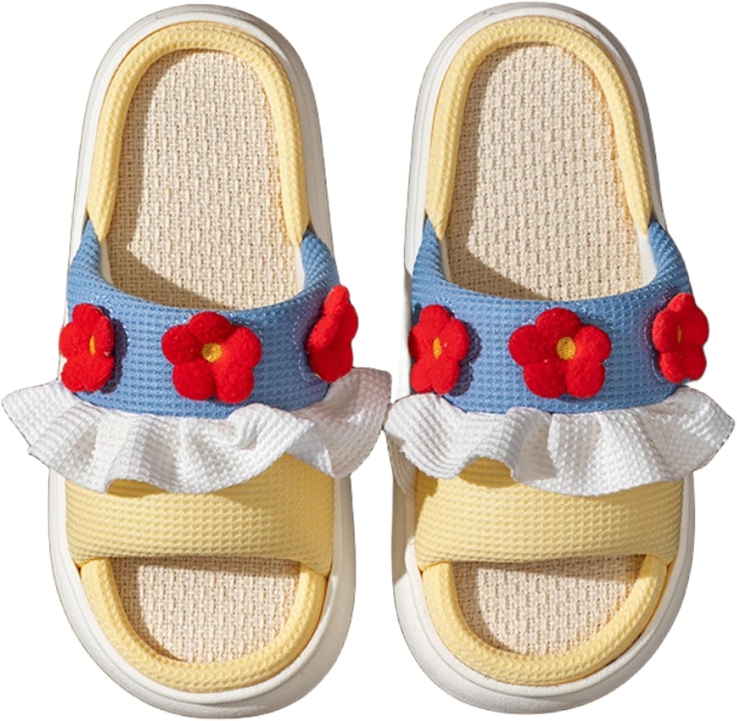 LRYAOAN Хлопковые и льняные тапочки Мультяшные хлопковые и льняные тапочки Домашние тапочки для мужчин и женщин, желтый
LRYAOAN Хлопковые и льняные тапочки Мультяшные хлопковые и льняные тапочки Домашние тапочки для мужчин и женщин, желтый