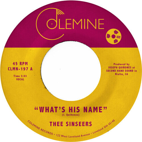 Сингл 7" Thee Sinseers: What's His Name
Сингл 7" Thee Sinseers: What's His Name