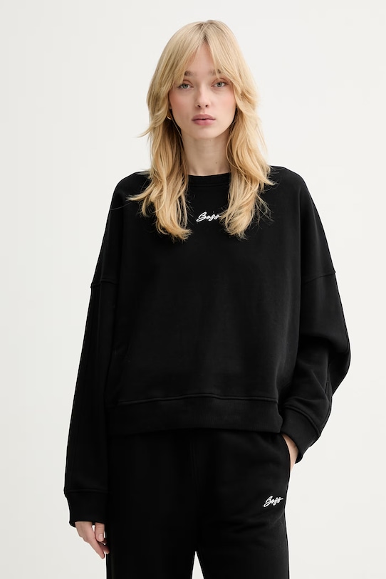 Хлопковая толстовка c ever BOSS Orange, черный
Хлопковая толстовка c ever BOSS Orange, черный