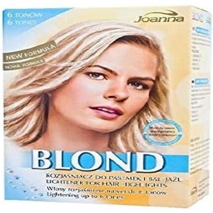 Осветлитель для волос Blonde Highlighting — до 6 оттенков светлее, Joanna
Осветлитель для волос Blonde Highlighting — до 6 оттенков светлее, Joanna
