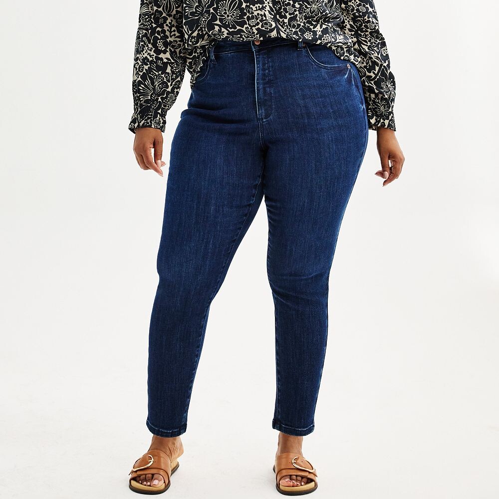 Джинсы скинни Sonoma Goods For Life больших размеров с пышной посадкой, цвет Dark Wash
Джинсы скинни Sonoma Goods For Life больших размеров с пышной посадкой, цвет Dark Wash