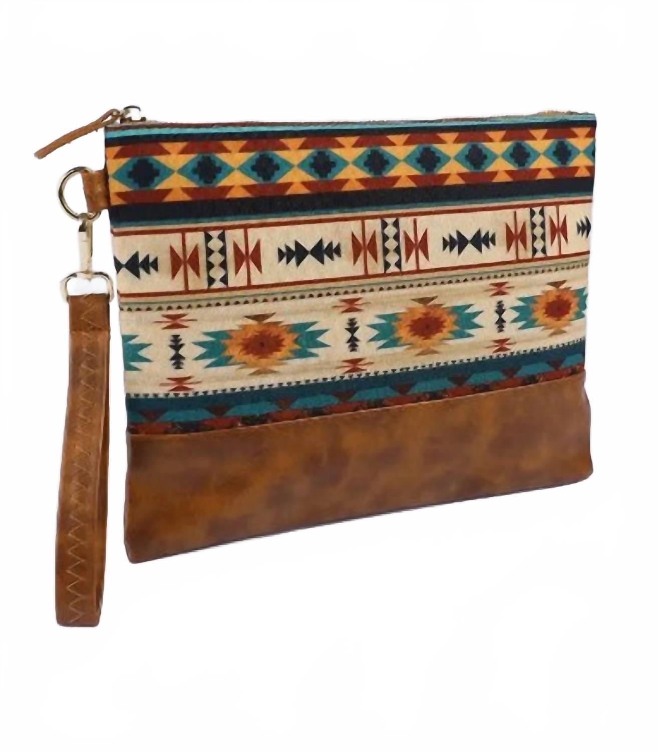 Blushing Owl Co Женская клатч-сумочка в западном стиле с ацтекским принтом, разноцветная, коричневая
Blushing Owl Co Женская клатч-сумочка в западном стиле с ацтекским принтом, разноцветная, коричневая