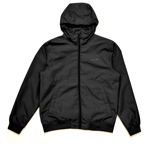 Дождевик из переработанной ткани - куртка-дождевик Mazine, черный 
Дождевик из переработанной ткани - куртка-дождевик Mazine, черный
