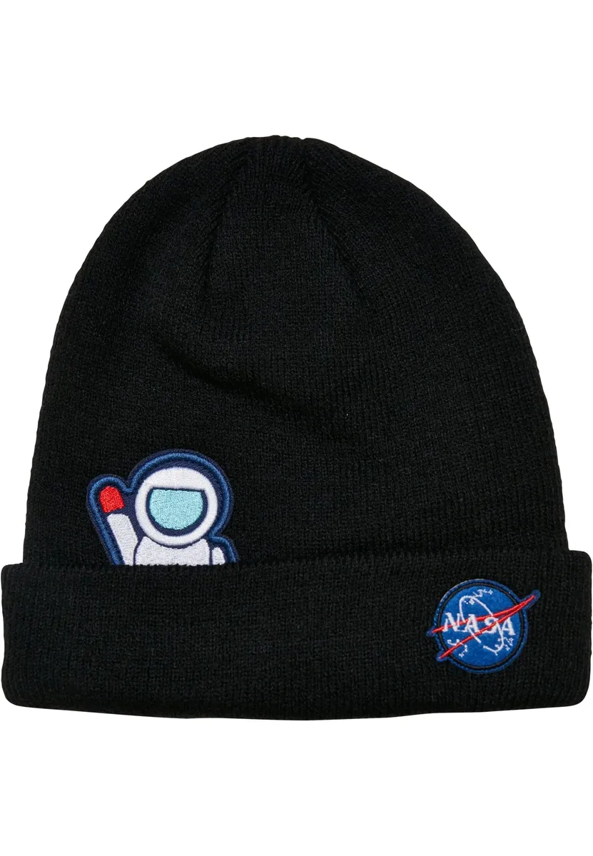 Шапка-бини MisterTee "MisterTee Unisex NASA Embroidery Beanie Kids" (1 шт.), черный 
Шапка-бини MisterTee "MisterTee Unisex NASA Embroidery Beanie Kids" (1 шт.), черный