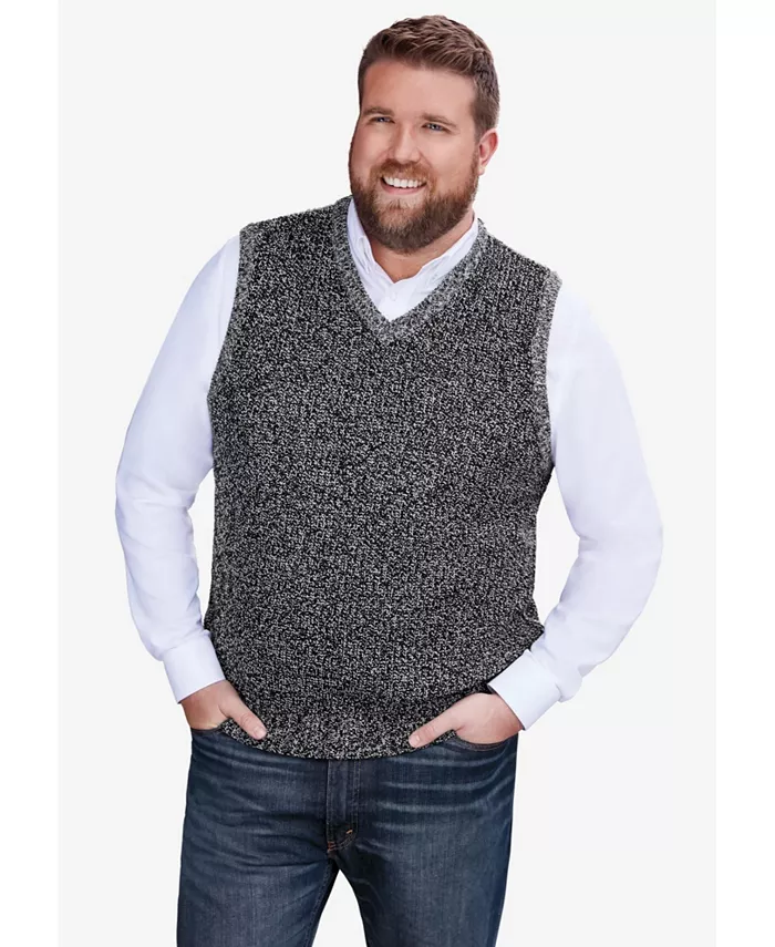 Мужской жилет-свитер с V-образным вырезом для больших и высоких Kingsize, мультиколор
Мужской жилет-свитер с V-образным вырезом для больших и высоких Kingsize, мультиколор