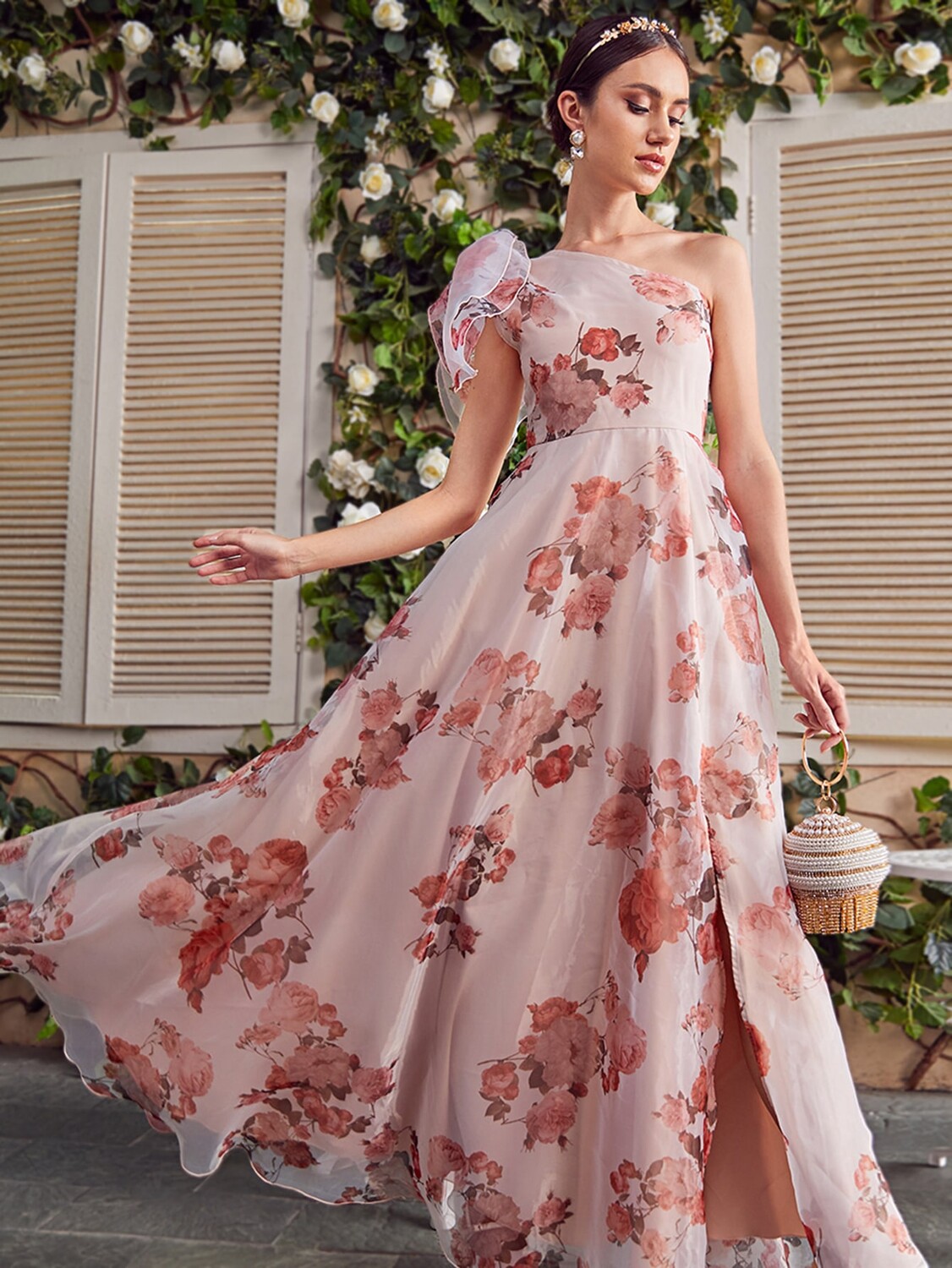 SHEIN Belle Платье с цветочным принтом, открытыми плечами, завязанным сбоку узлом, розовый
SHEIN Belle Платье с цветочным принтом, открытыми плечами, завязанным сбоку узлом, розовый