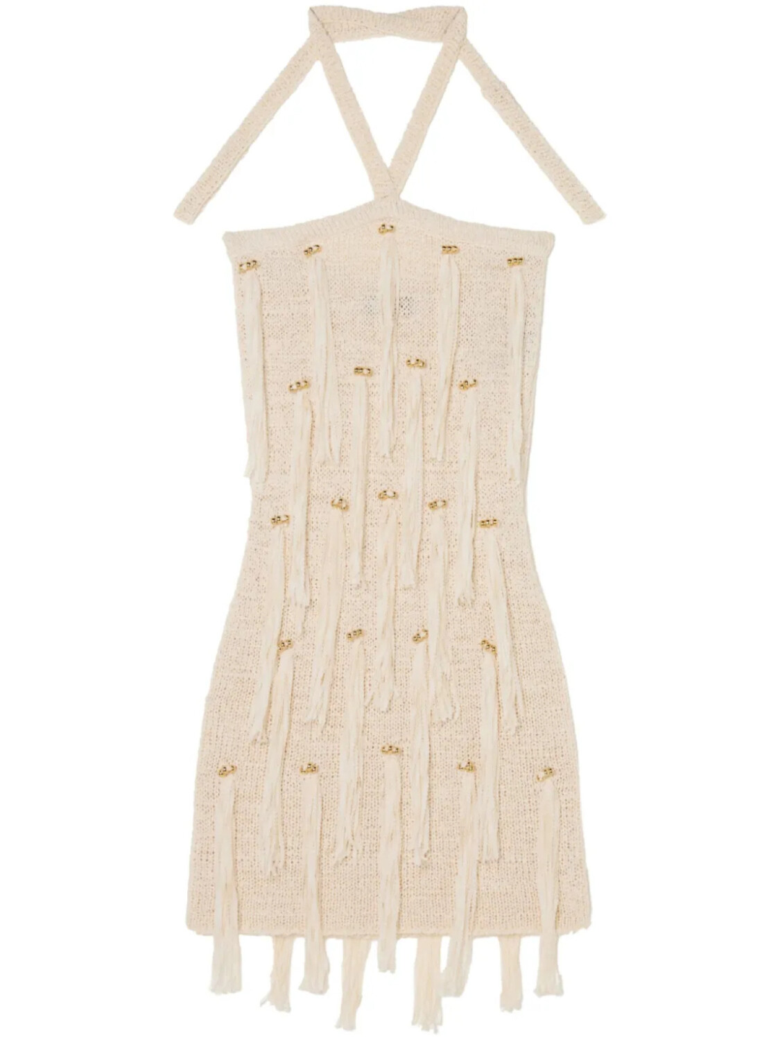 Alanui платье мини Cape Jasmine, нейтральный
Alanui платье мини Cape Jasmine, нейтральный