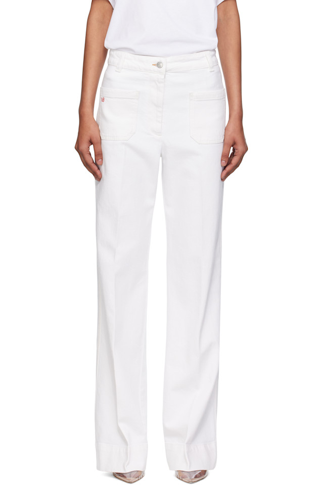 Джинсы с высокой посадкой Alina Victoria Beckham, белый
Джинсы с высокой посадкой Alina Victoria Beckham, белый