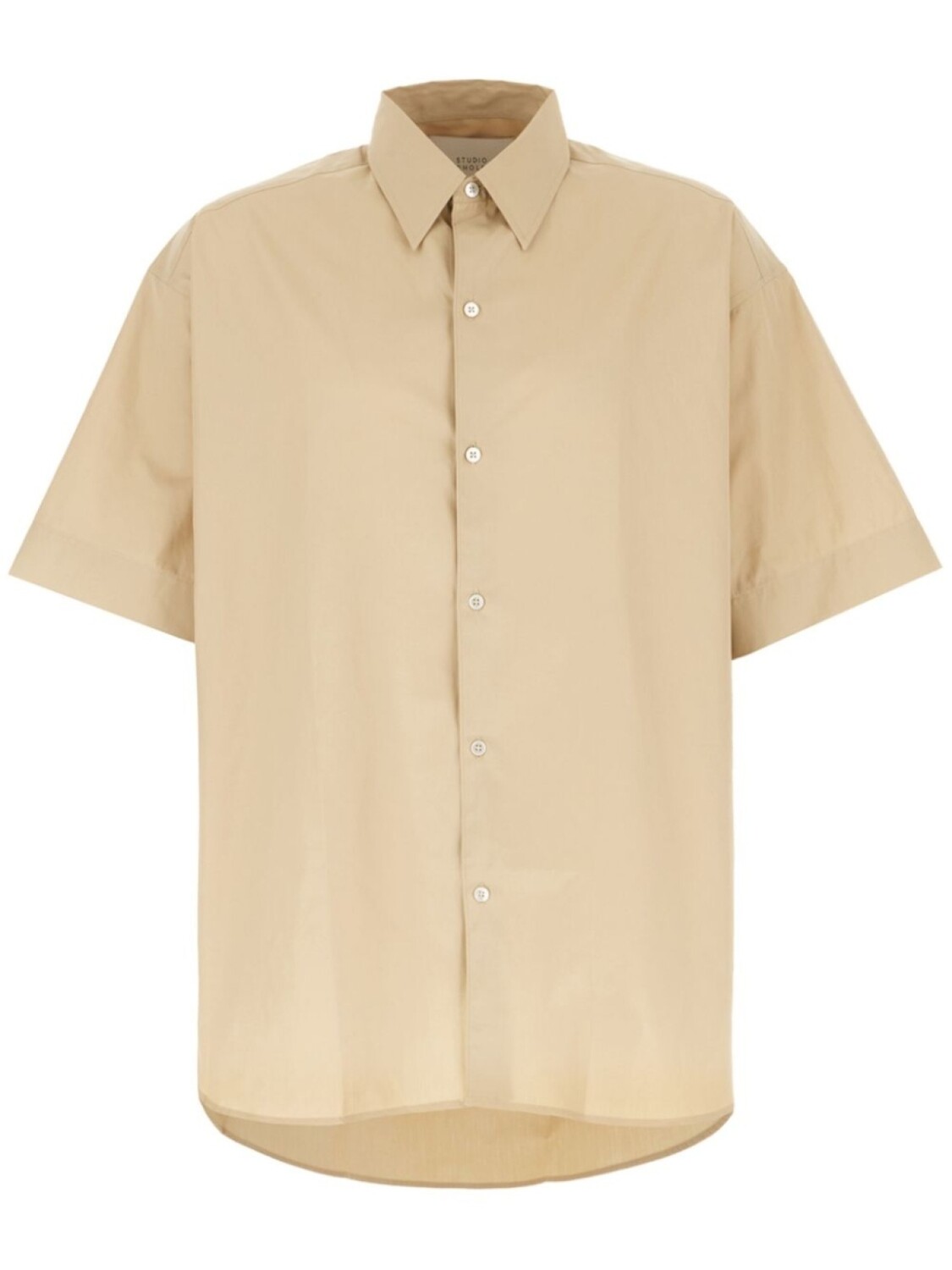 Хлопковая рубашка Studio Nicholson, нейтральный цвет
Хлопковая рубашка Studio Nicholson, нейтральный цвет