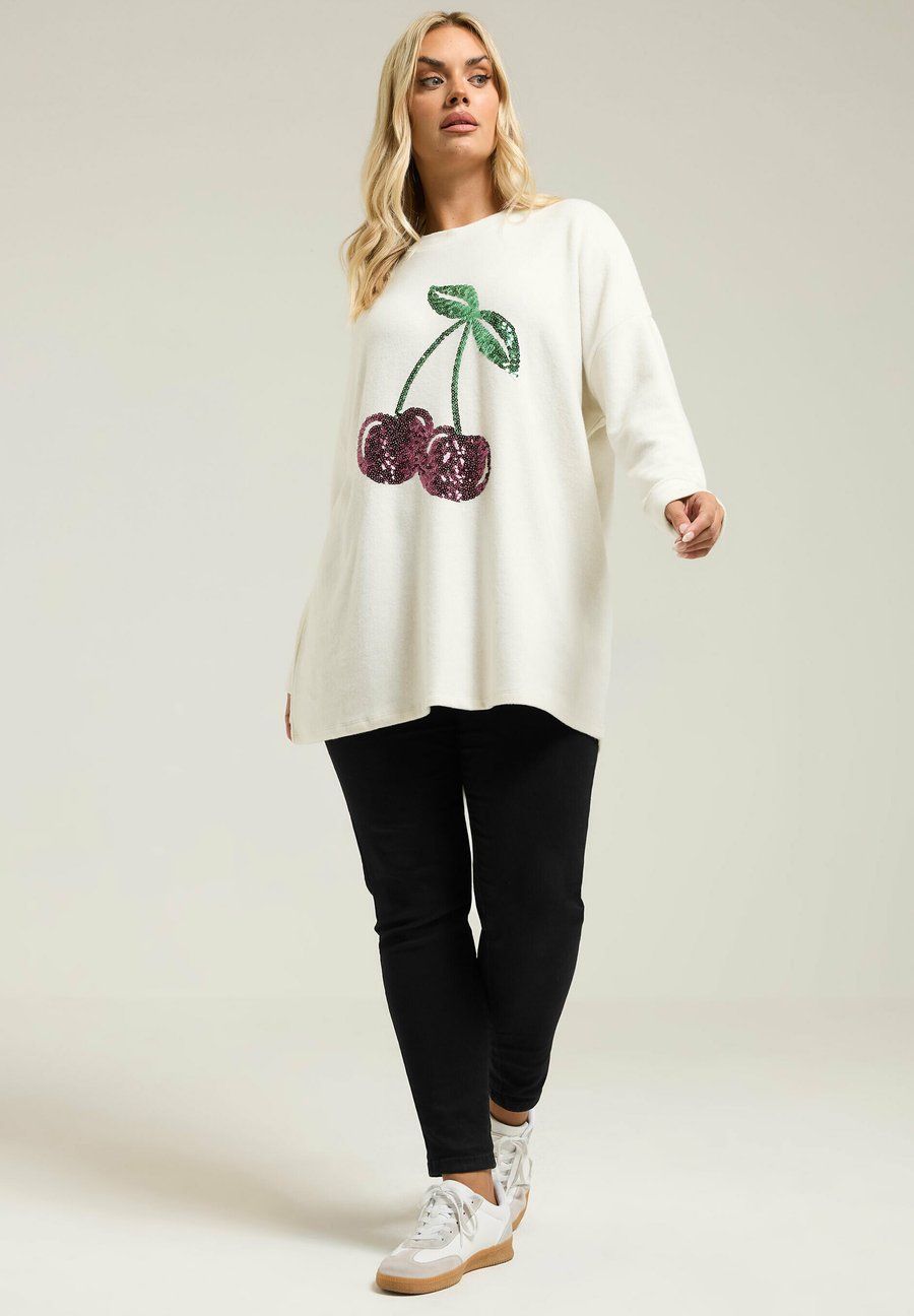 Джемпер Yours Clothing Jumper, Cream/Off-White
Джемпер Yours Clothing Jumper, Cream/Off-White