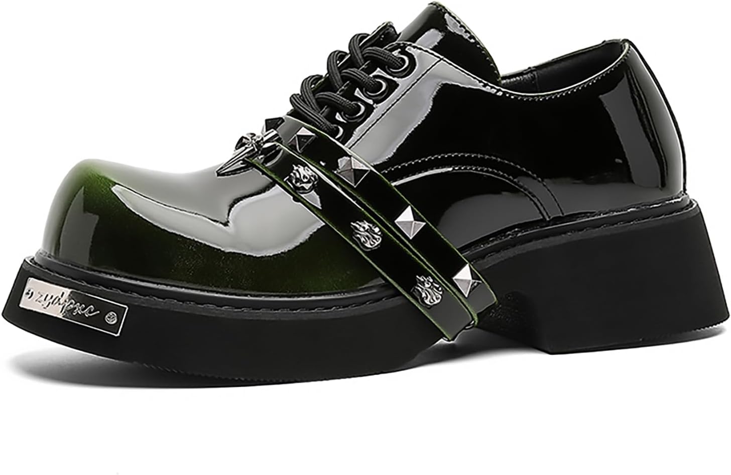 Мужские оксфорды на массивной платформе из лакированной кожи с градиентом Bwseobg, зеленый
Мужские оксфорды на массивной платформе из лакированной кожи с градиентом Bwseobg, зеленый