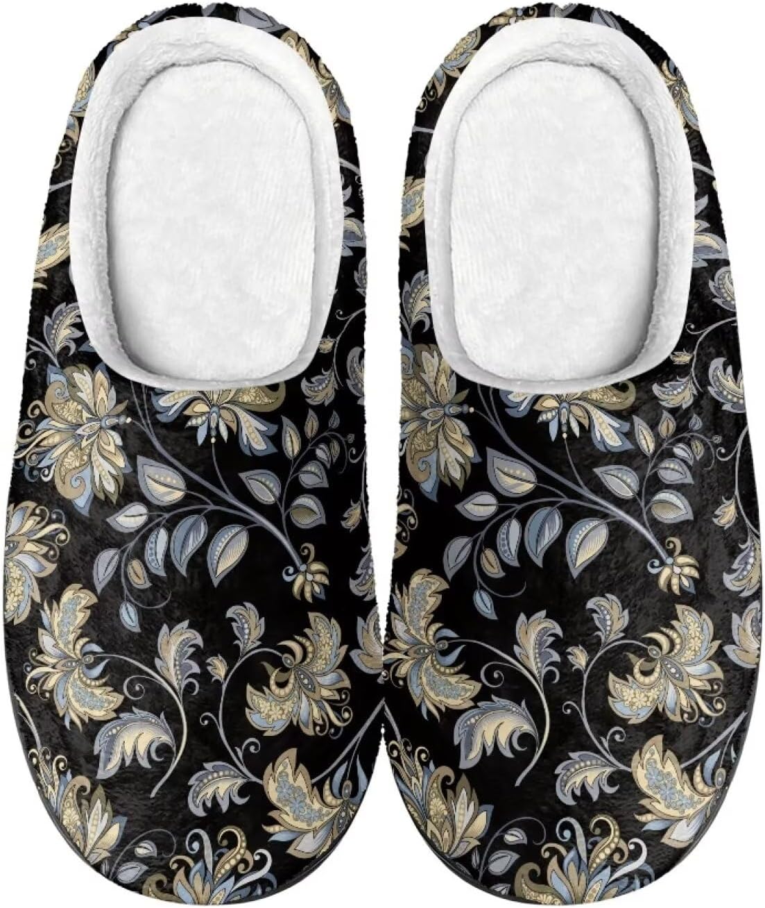 Мужские и женские нескользящие тапочки, теплые мягкие уютные тапочки из фланели, домашняя обувь для спальни и улицы, размеры 2-12 Zcfygdx, Vintage Leaf Floral Print
Мужские и женские нескользящие тапочки, теплые мягкие уютные тапочки из фланели, домашняя обувь для спальни и улицы, размеры 2-12 Zcfygdx, Vintage Leaf Floral Print