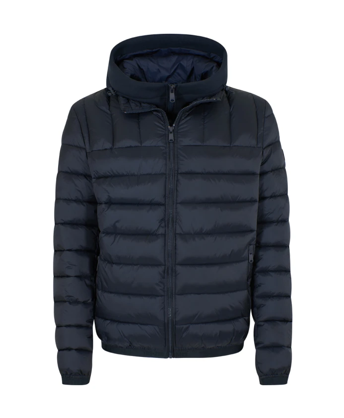 Синяя стеганая куртка с капюшоном для мужчин Yes Zee, синий
Синяя стеганая куртка с капюшоном для мужчин Yes Zee, синий