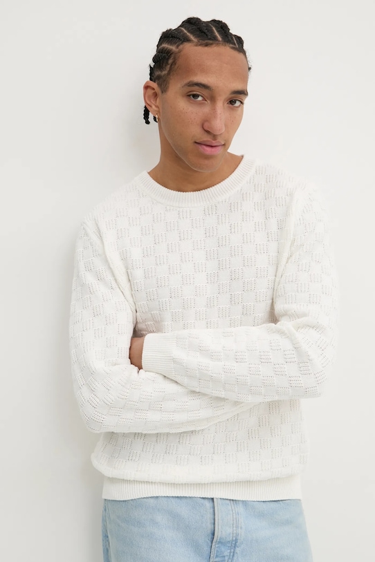 Хлопковый свитер Hugo, бежевый
Хлопковый свитер Hugo, бежевый