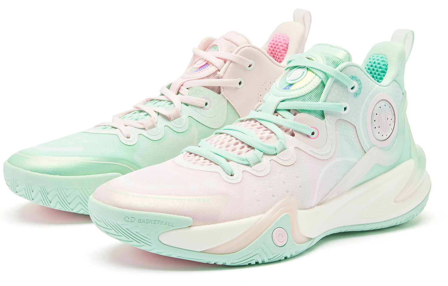 Баскетбольные кроссовки Busters 5ELITE мужские с низким верхом цвета морской волны/розовый Qiaodan
Баскетбольные кроссовки Busters 5ELITE мужские с низким верхом цвета морской волны/розовый Qiaodan