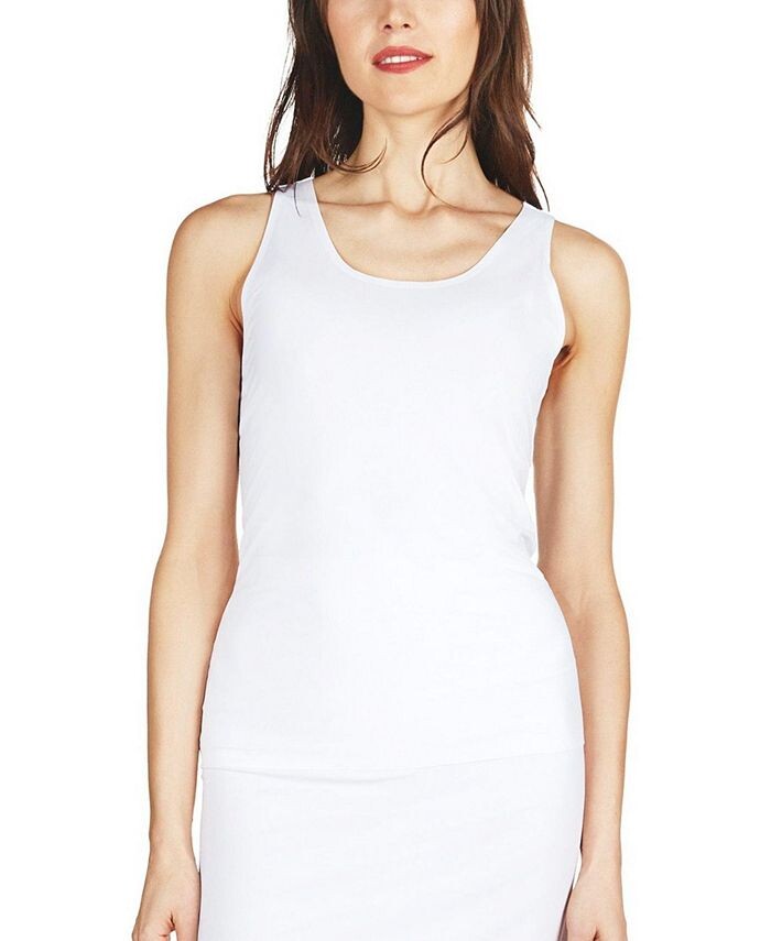 Женская двусторонняя комфортная майка на бретелях MeMoi, белый
Женская двусторонняя комфортная майка на бретелях MeMoi, белый