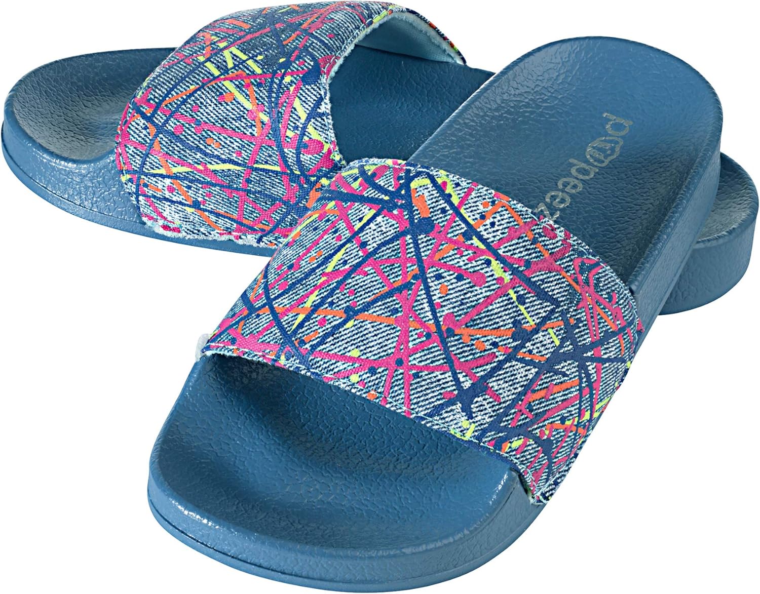 Женские шлепанцы с открытым носком Pupeez, синий
Женские шлепанцы с открытым носком Pupeez, синий