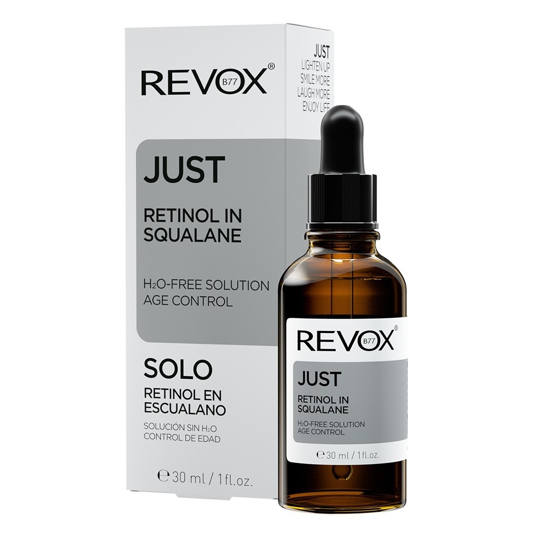 Сыворотка для лица just retinol in squalane Revox B77, объем 30 мл
Сыворотка для лица just retinol in squalane Revox B77, объем 30 мл