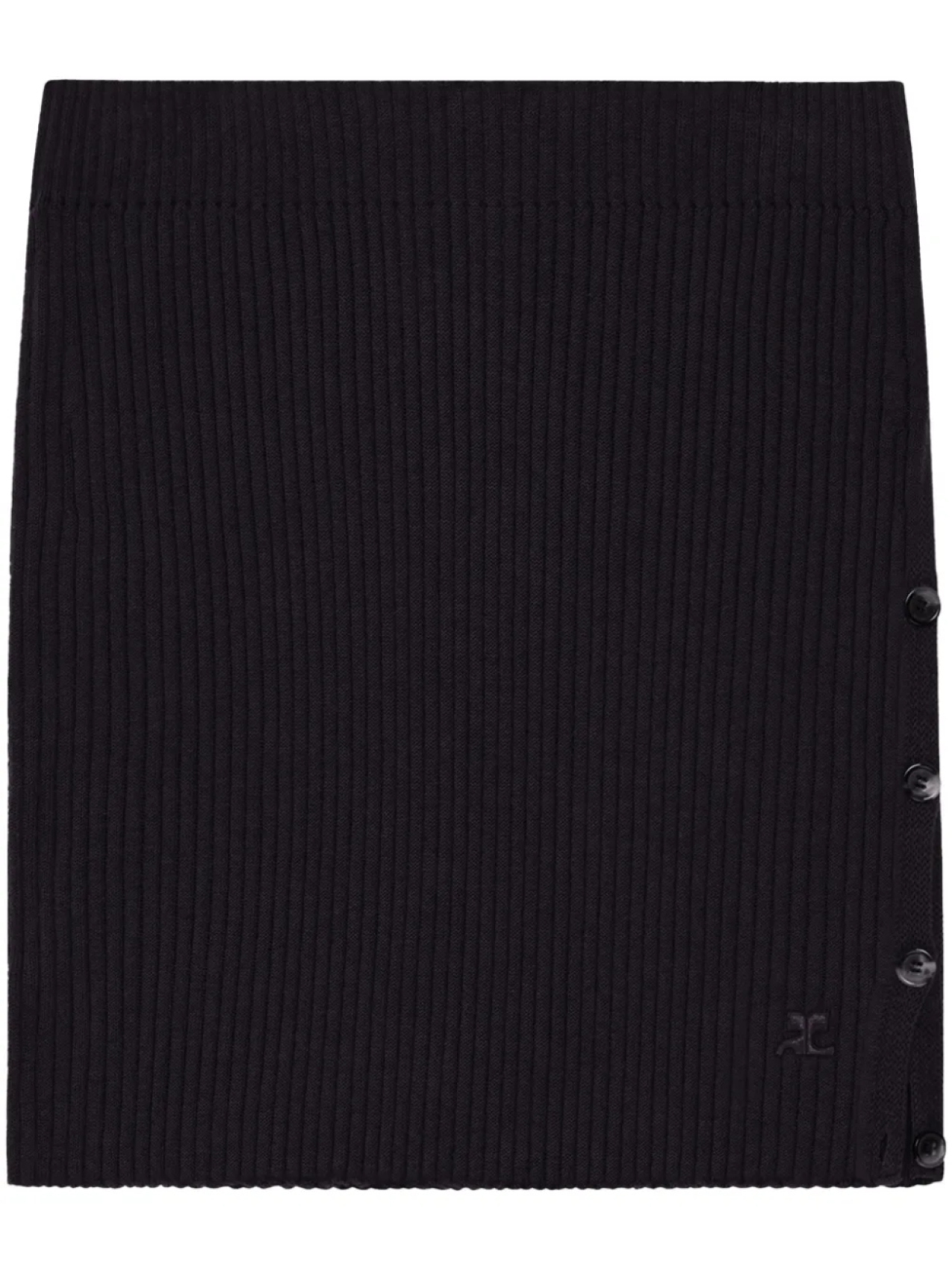Мини-юбка в рубчик Courrèges, черный
Мини-юбка в рубчик Courrèges, черный