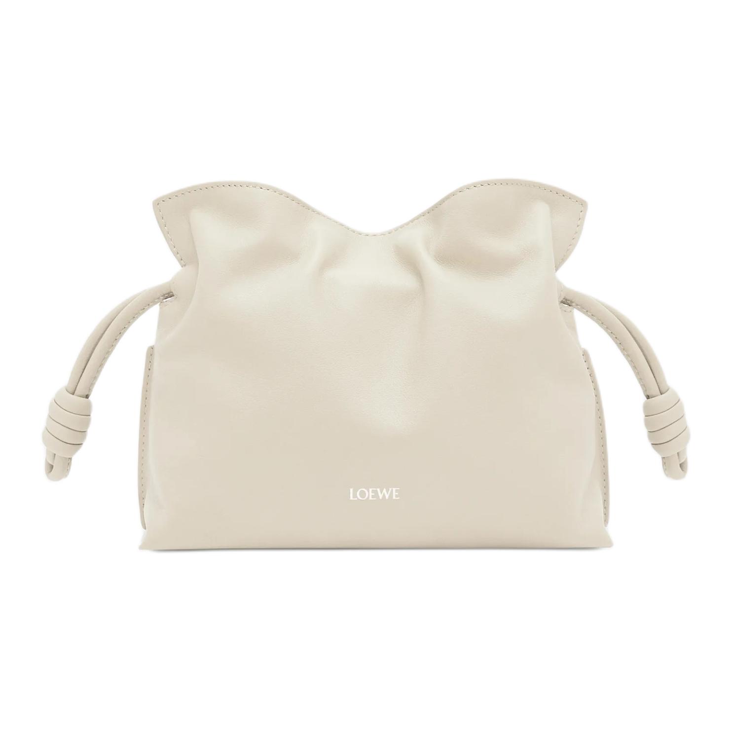 Сумка через плечо Flamenco из коровьей кожи, миниатюрная женская сумка цвета морской соли LOEWE
Сумка через плечо Flamenco из коровьей кожи, миниатюрная женская сумка цвета морской соли LOEWE