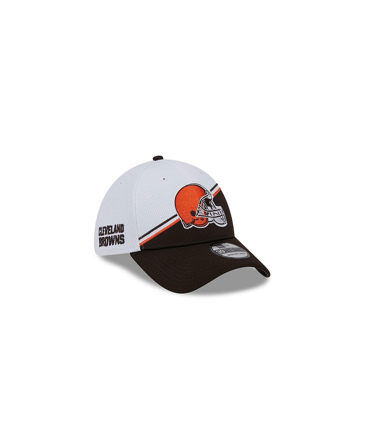 Мужская бело-коричневая гибкая кепка Cleveland Browns 2023 NFL Sideline 39THIRTY New Era
Мужская бело-коричневая гибкая кепка Cleveland Browns 2023 NFL Sideline 39THIRTY New Era