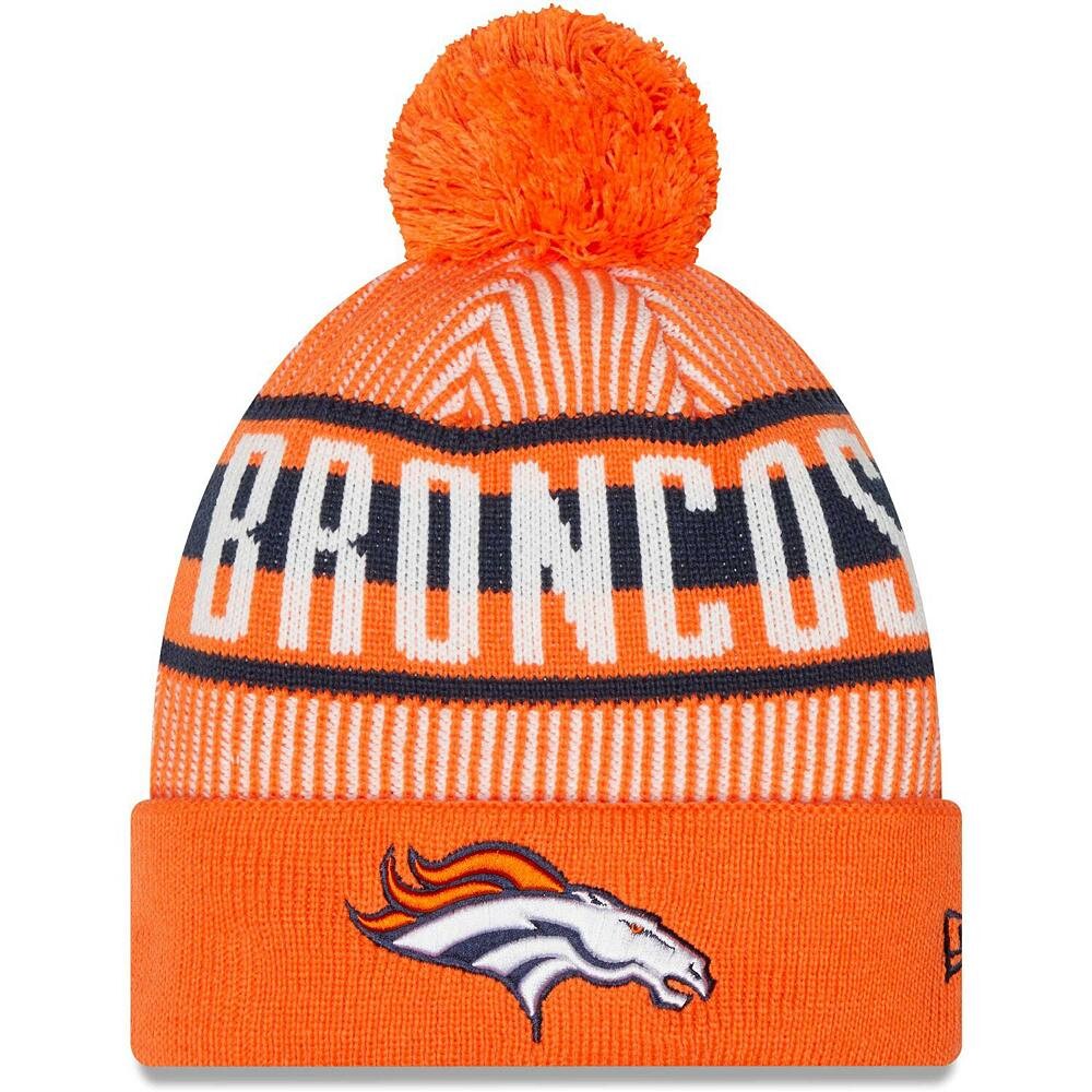 Мужская вязаная шапка New Era Orange Denver Broncos в полоску с манжетами и помпоном, цвет Den Orange
Мужская вязаная шапка New Era Orange Denver Broncos в полоску с манжетами и помпоном, цвет Den Orange