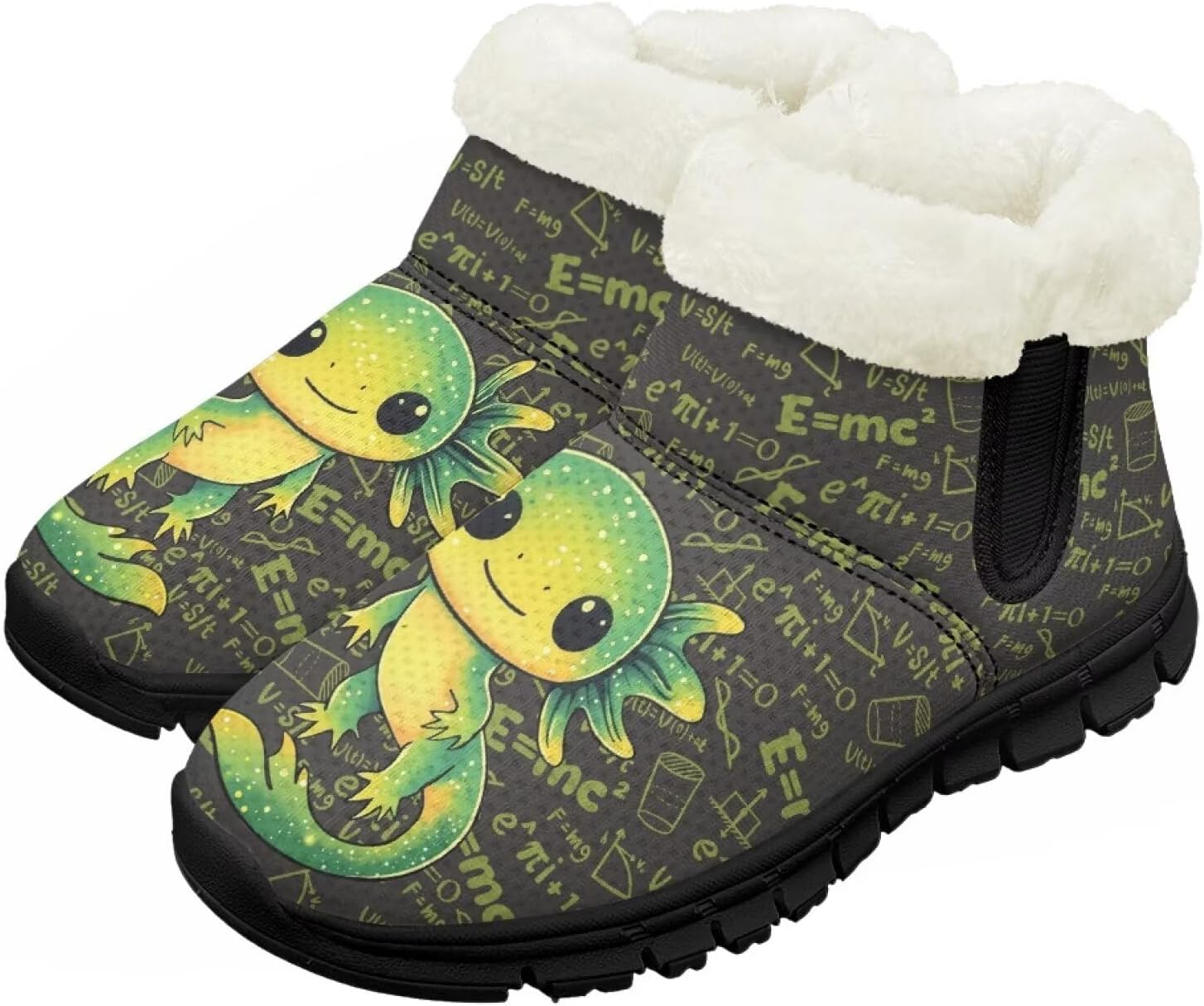 Детские зимние ботинки для девочек и мальчиков, водонепроницаемые, с противоскользящей подошвой, утепленные мехом, для улицы, зимние кроссовки для маленьких и больших детей Chririnla, Green Axolotl
Детские зимние ботинки для девочек и мальчиков, водонепроницаемые, с противоскользящей подошвой, утепленные мехом, для улицы, зимние кроссовки для маленьких и больших детей Chririnla, Green Axolotl