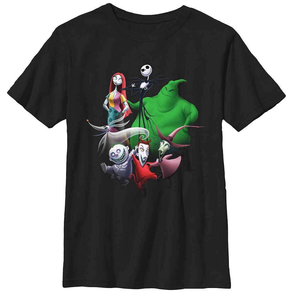 Футболка с рисунком Disney's «Кошмар перед Рождеством», групповая съемка, для мальчиков 8–20 лет, черный
Футболка с рисунком Disney's «Кошмар перед Рождеством», групповая съемка, для мальчиков 8–20 лет, черный