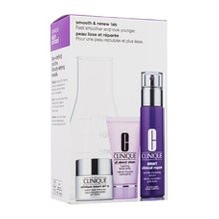 Набор Clinique Smooth Renew Lab Set - сыворотка для лица 30 мл, крем для лица 15 мл, мыло для лица 30 мл
Набор Clinique Smooth Renew Lab Set - сыворотка для лица 30 мл, крем для лица 15 мл, мыло для лица 30 мл