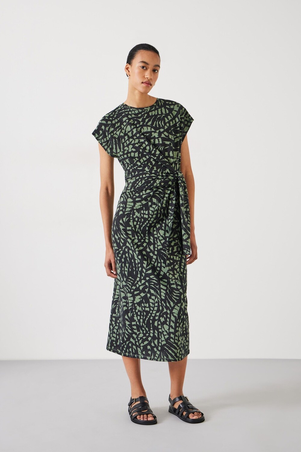 Платье-Трини миди из джерси Hush, серый
Платье-Трини миди из джерси Hush, серый