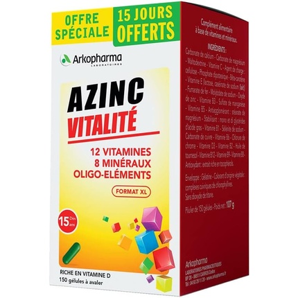 Vitalite 150 Gelules Ацинк Arkopharma
Vitalite 150 Gelules Ацинк Arkopharma