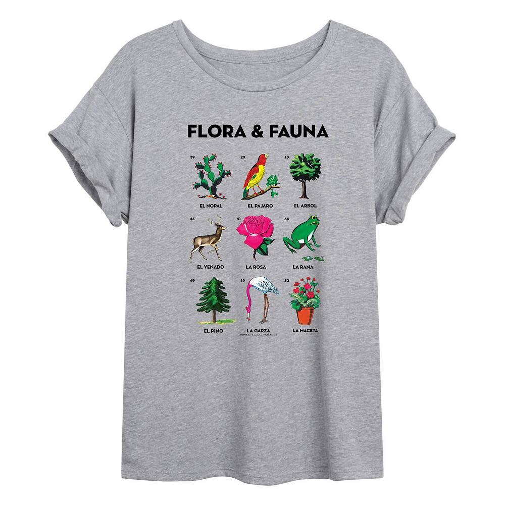 Детская футболка большого размера с рисунком Loteria Flora & Fauna Licensed Character, серый
Детская футболка большого размера с рисунком Loteria Flora & Fauna Licensed Character, серый