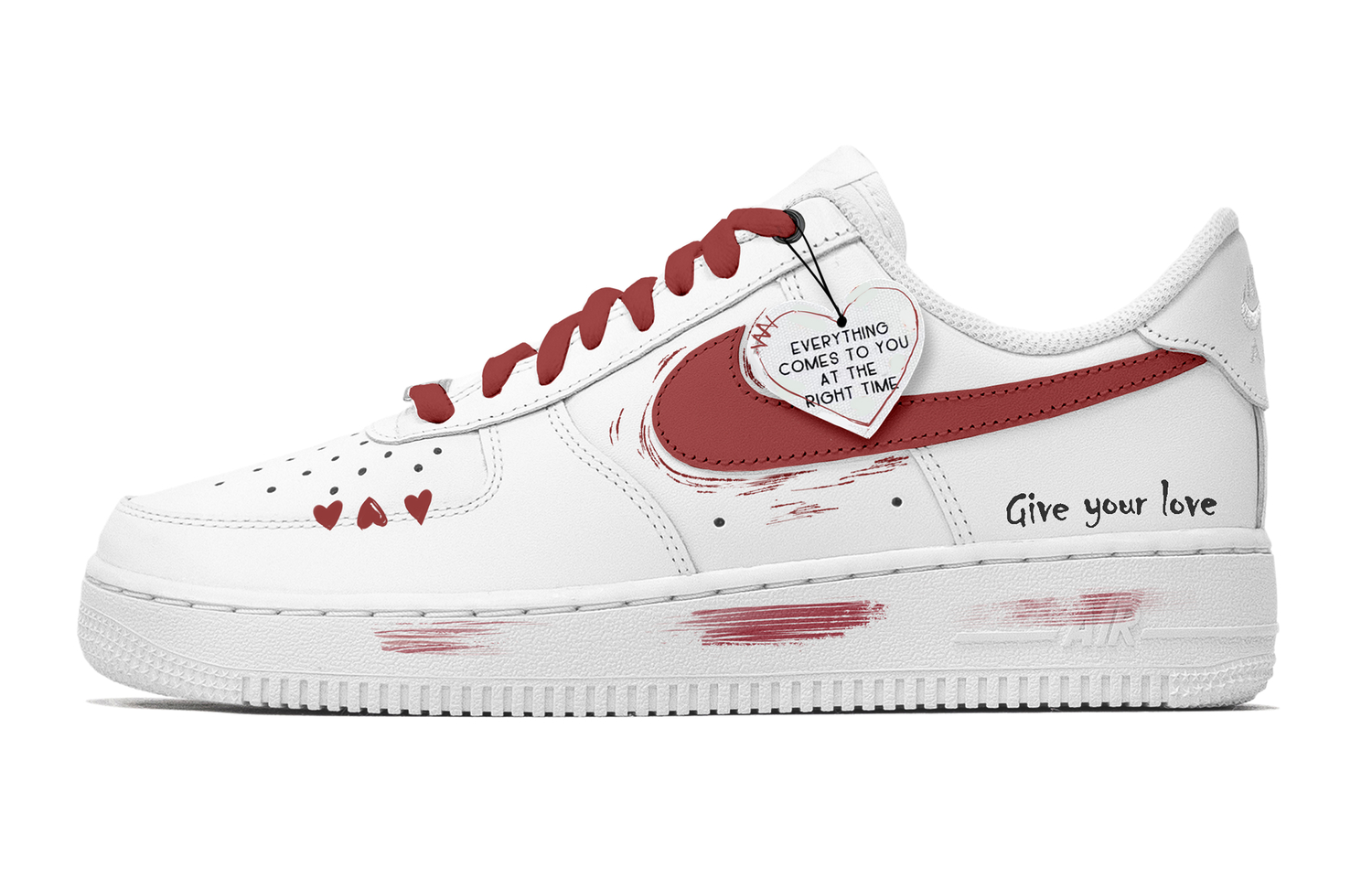 Nike Кроссовки для скейтбординга Air Force 1 Heartbeat For You, кожаные, с противоскользящей подошвой, износостойкие, низкие, мужские, красные и белые
Nike Кроссовки для скейтбординга Air Force 1 Heartbeat For You, кожаные, с противоскользящей подошвой, износостойкие, низкие, мужские, красные и белые