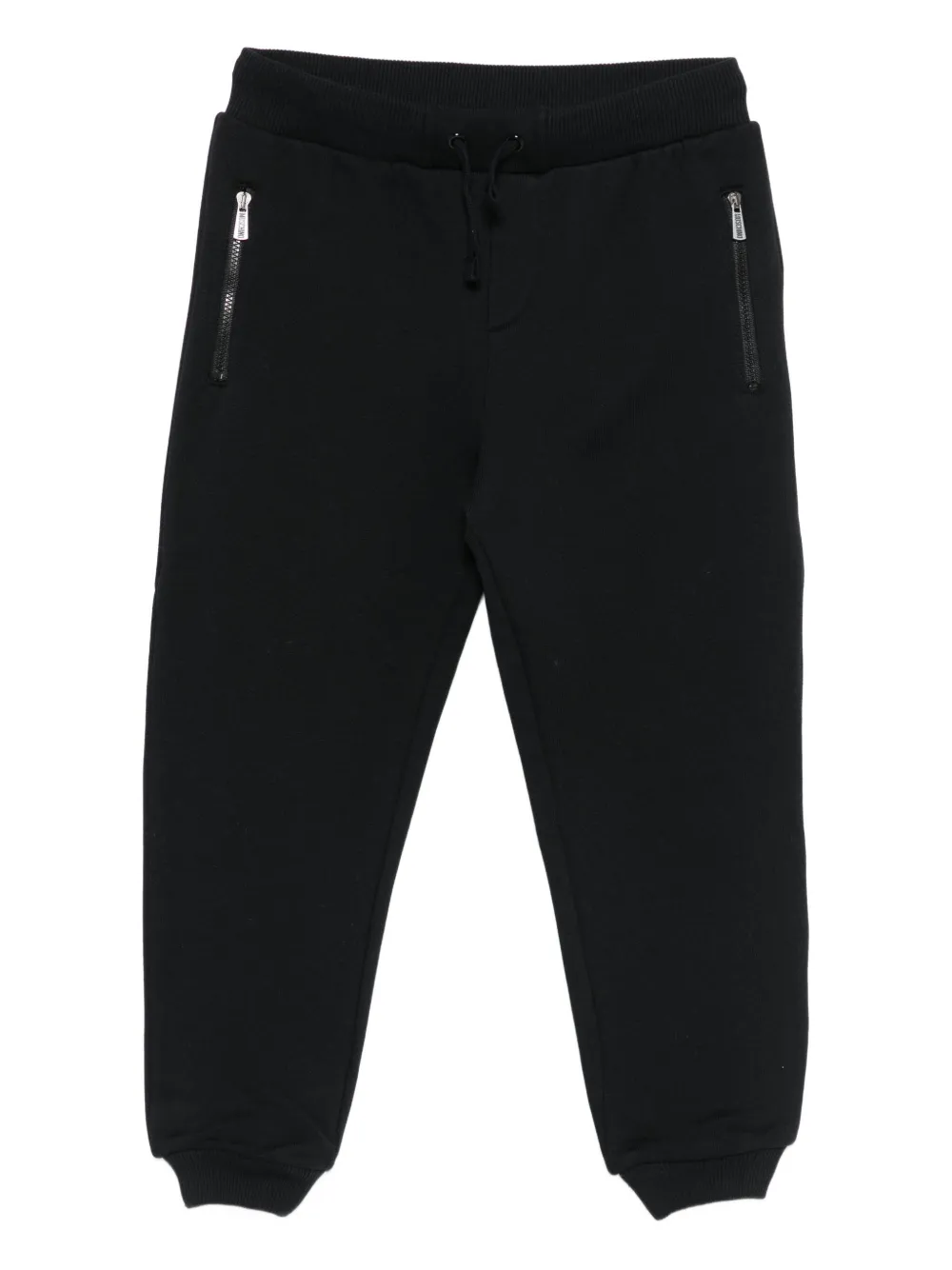 Спортивные брюки с карманами на молнии Moschino Kids, черный
Спортивные брюки с карманами на молнии Moschino Kids, черный