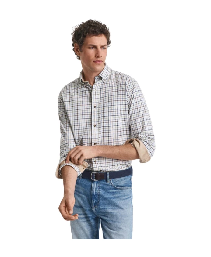 Рубашка из саржи Tattersall стандартного кроя Gant, синий
Рубашка из саржи Tattersall стандартного кроя Gant, синий