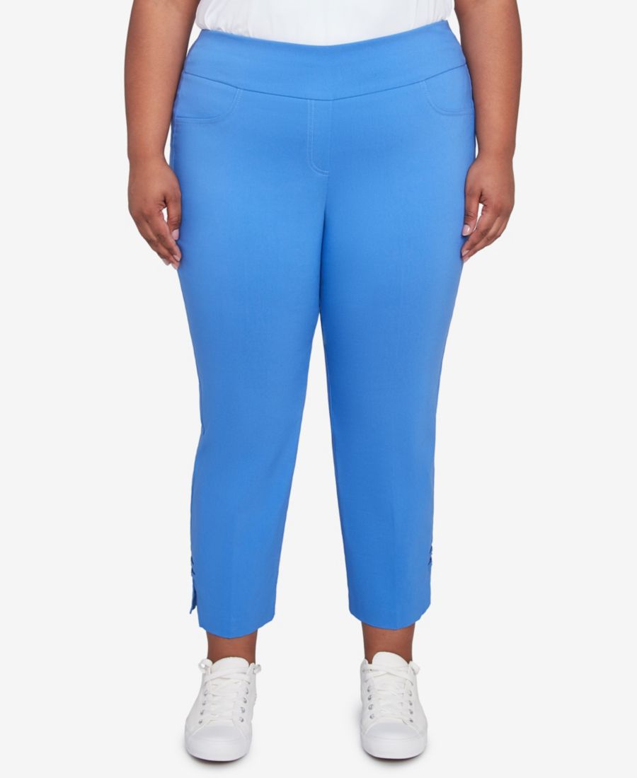 Брюки-капри большого размера, обязательно синие, однотонные, из эластичной ткани HEARTS OF PALM, Royal
Брюки-капри большого размера, обязательно синие, однотонные, из эластичной ткани HEARTS OF PALM, Royal