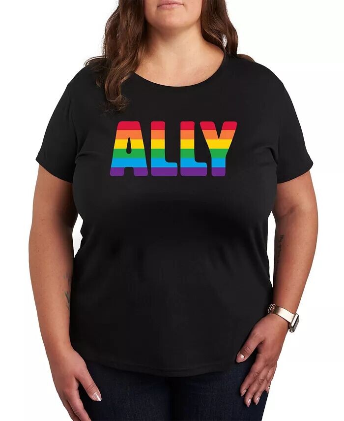 Модная футболка больших размеров с рисунком Pride Rainbow Ally Hybrid Apparel, черный
Модная футболка больших размеров с рисунком Pride Rainbow Ally Hybrid Apparel, черный
