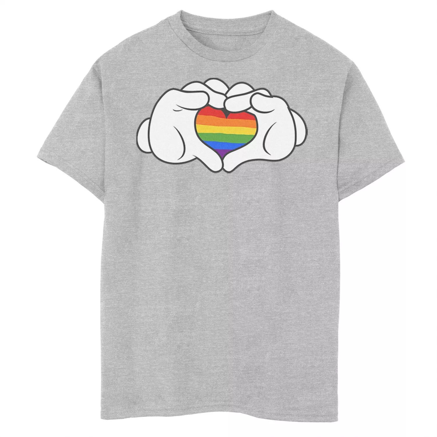 Футболка Disney's Mickey Mouse с рисунком в форме рук в форме сердца для мальчиков 8–20 лет с радужной заливкой Disney
Футболка Disney's Mickey Mouse с рисунком в форме рук в форме сердца для мальчиков 8–20 лет с радужной заливкой Disney