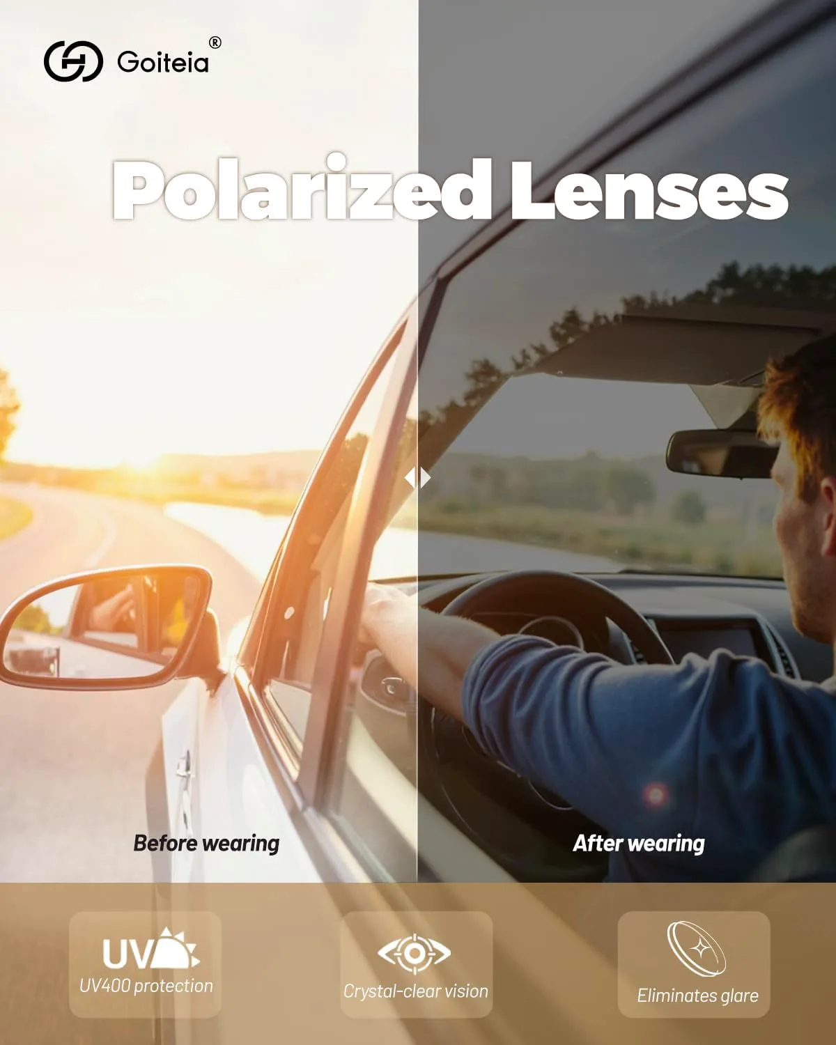 Солнцезащитные очки Goiteia Oversized Polarized Clip-on Sunglasses поверх очков для коррекции зрения, круглая оправа, защита от УФ-излучения UV400, Urban Tortoise
Солнцезащитные очки Goiteia Oversized Polarized Clip-on Sunglasses поверх очков для коррекции зрения, круглая оправа, защита от УФ-излучения UV400, Urban Tortoise