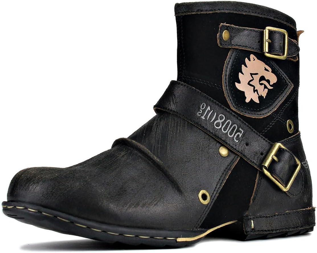 Мужские ботинки COWSDELLA Chukka Biker Cowboy стильные мотоциклетные боевые походные модные повседневные ботинки из коровьей кожи с боковой молнией 5008-1-DD1D2, черный
Мужские ботинки COWSDELLA Chukka Biker Cowboy стильные мотоциклетные боевые походные модные повседневные ботинки из коровьей кожи с боковой молнией 5008-1-DD1D2, черный