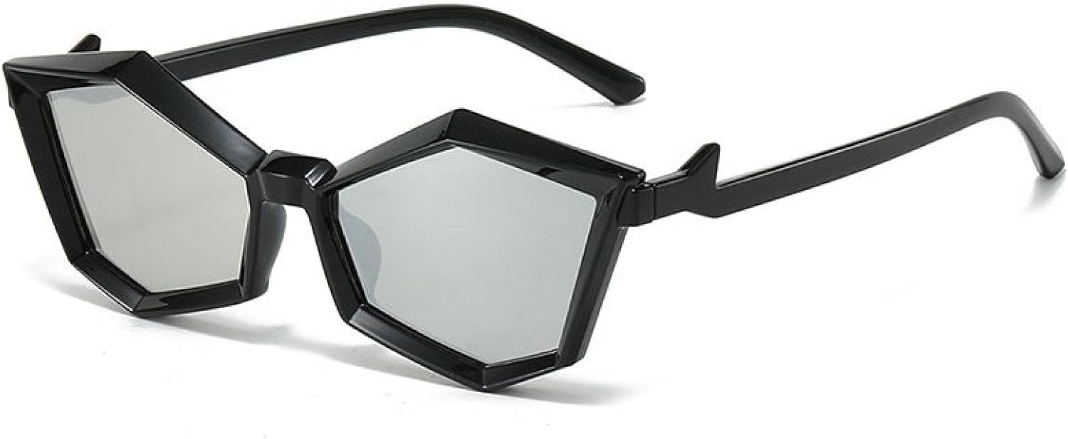 Модные солнцезащитные очки Polygon Punk для женщин и мужчин, роскошные, в форме «кошачий глаз», неправильной формы, с защитой от УФ-излучения UV400 TVTBBVV, C5blacksilver
Модные солнцезащитные очки Polygon Punk для женщин и мужчин, роскошные, в форме «кошачий глаз», неправильной формы, с защитой от УФ-излучения UV400 TVTBBVV, C5blacksilver