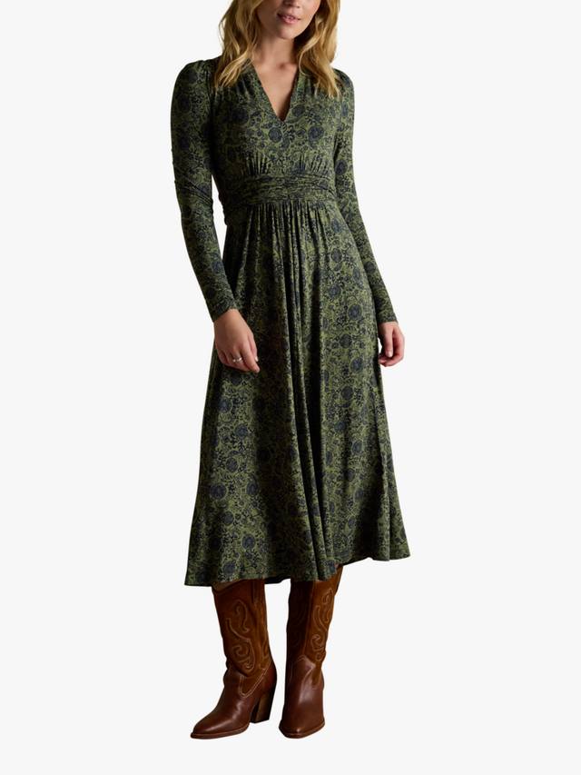 Платье Mina Jersey с присборенной талией Joules, Khaki/Navy
Платье Mina Jersey с присборенной талией Joules, Khaki/Navy