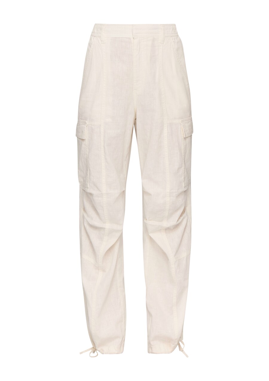 Широкие брюки-карго QS, кремовый
Широкие брюки-карго QS, кремовый