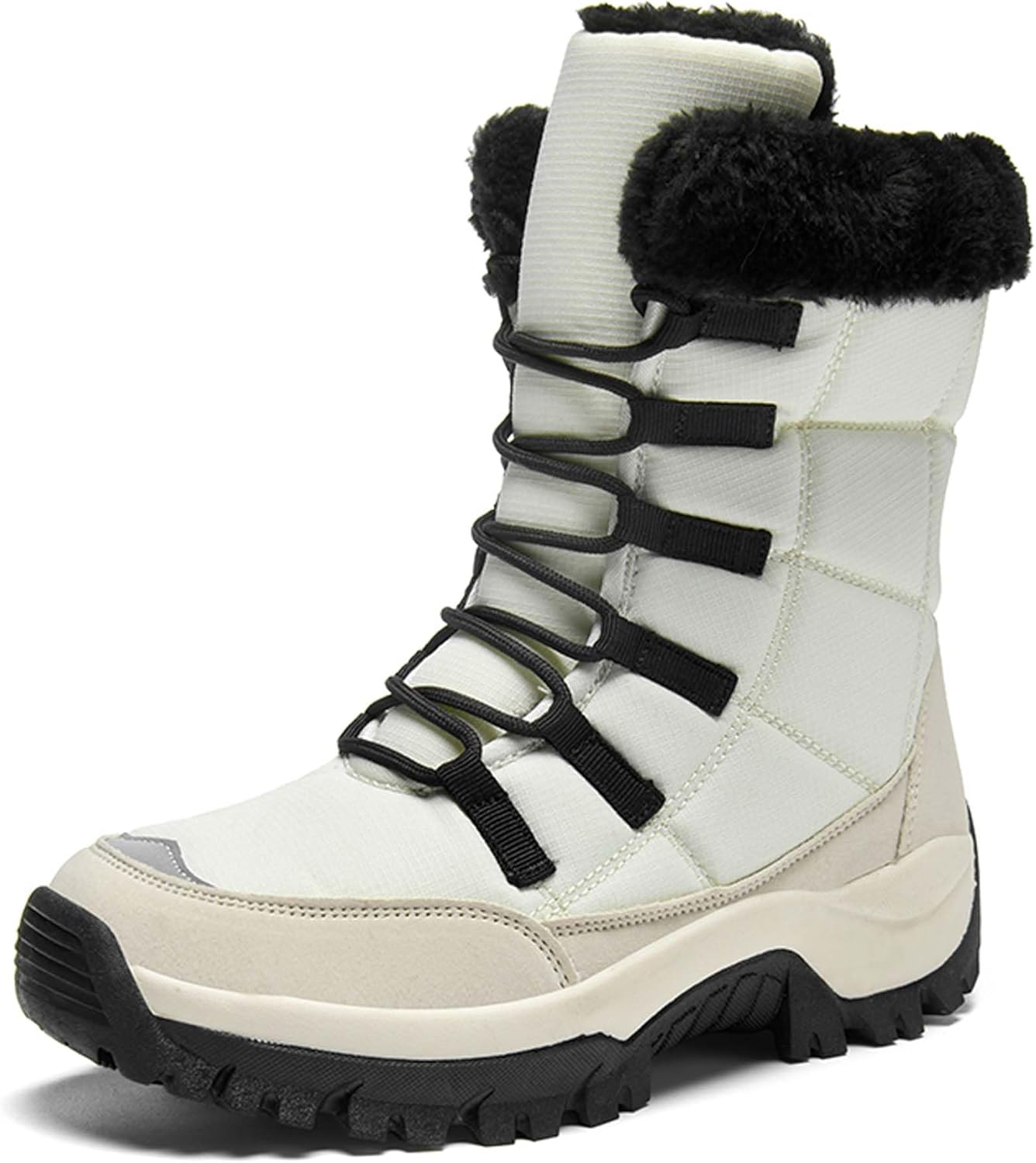 Мужские и женские зимние снегоступы, водонепроницаемые, с теплой флисовой подкладкой, зимние походные ботинки до щиколотки, противоскользящие, подходят для холодной погоды, прогулок, работы и спорта Generic, бежевый
Мужские и женские зимние снегоступы, водонепроницаемые, с теплой флисовой подкладкой, зимние походные ботинки до щиколотки, противоскользящие, подходят для холодной погоды, прогулок, работы и спорта Generic, бежевый