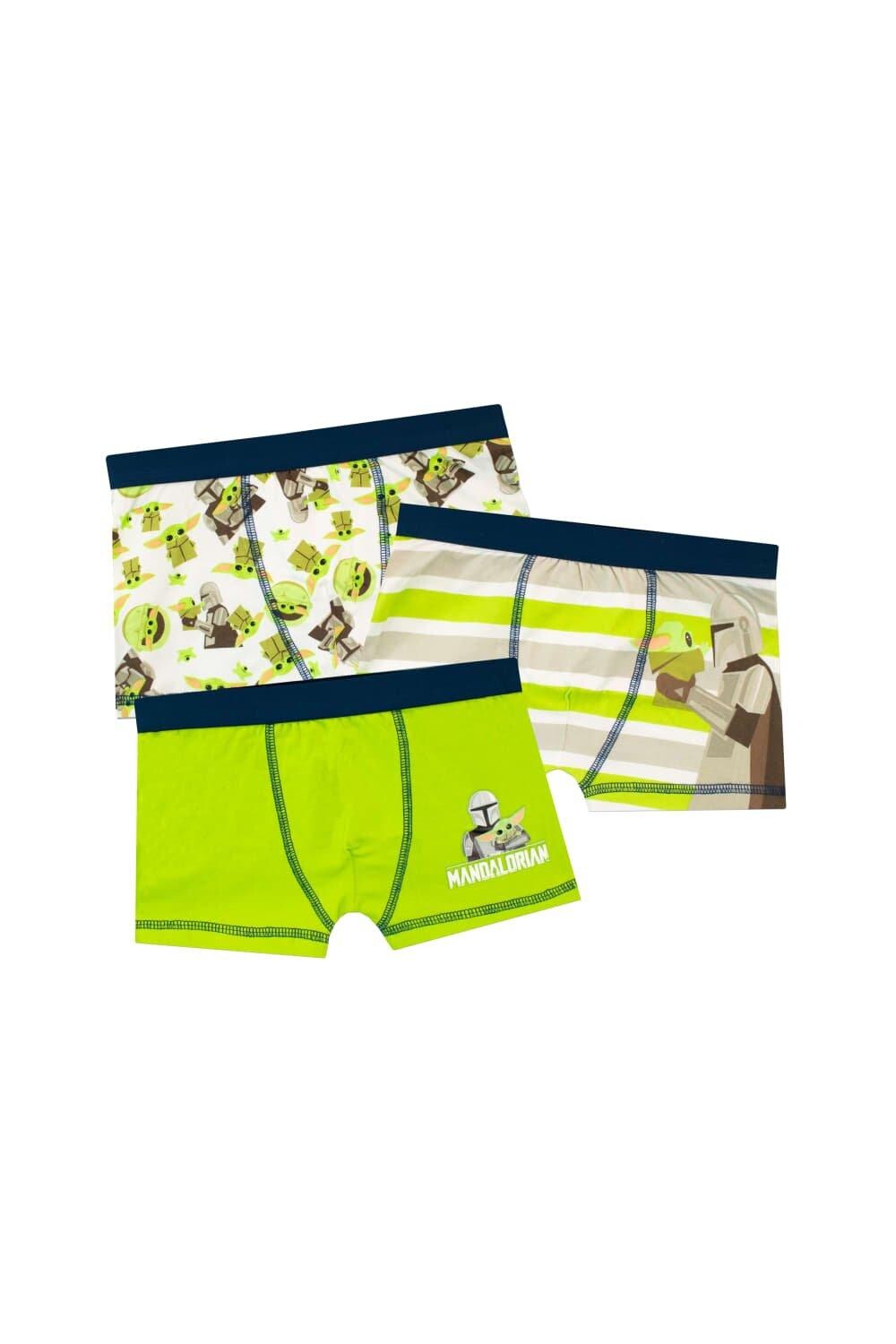 Комплект мандалорского нижнего белья, 3 шт. Star Wars, зеленый
Комплект мандалорского нижнего белья, 3 шт. Star Wars, зеленый