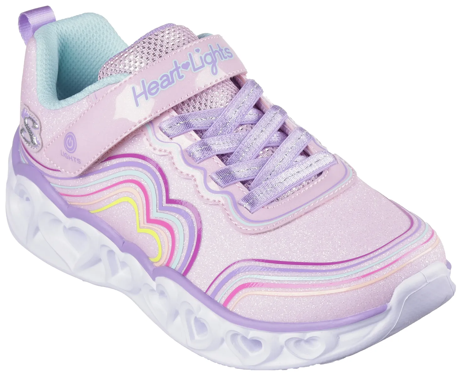 Детские кроссовки Skechers "HEART LIGHTS", повседневная обувь, обувь на липучке, блестящая обувь с разноцветной радужной строчкой Skechers Kids, розовый
Детские кроссовки Skechers "HEART LIGHTS", повседневная обувь, обувь на липучке, блестящая обувь с разноцветной радужной строчкой Skechers Kids, розовый
